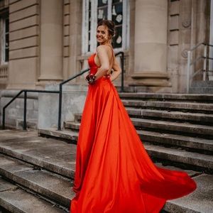 Red prom dress